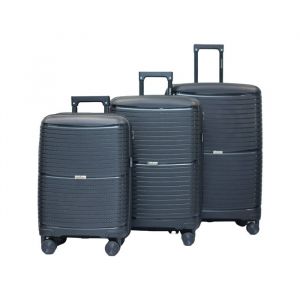 Daniel Hechter – Set de 3 valises 36 66 et 102L black Monaco