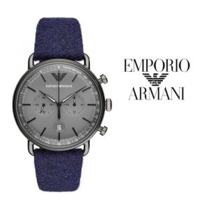 Armani Mens Aviator Grey Dial Watch - AR11144