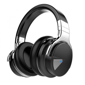 Cowin E7 Noir Casque sans Fil Bluetooth avec Micro pour TV Antibruit Actif et 30H de Musique