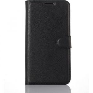 Housse &Eacute;tui pour Samsung Galaxy J7 (2016) J710Cuir PU avec la Fonction de Station et Portefeuille de Cartes (Noir)