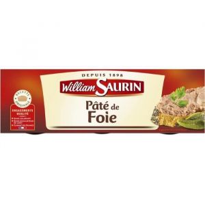 WILLIAM SAURIN - Pâté De Foie Cuisinés Dans Le Sud Ouest 234G - Lot De 4