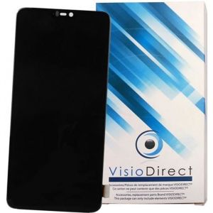 Ecran pour OnePlus 6T 6.4 Noir téléphone portable ecran LCD sur chassis + vitre tactile -VISIODIRECT