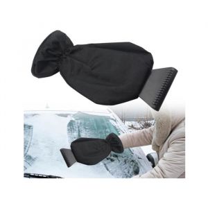 Grattoir Vitre Voiture avec Gant Gratte Givre Pare-Brise Moufle Grattoir &agrave; Glace avec Gant Raclette Pare Brise Glace Gratte Glace