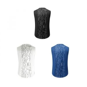 Débardeur homme sport Stretch Imprimé Maillot de Corps Fitness Eté - Bleu marine - Lot 3