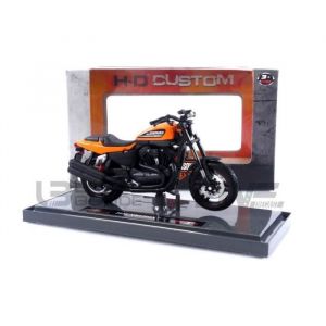 Voiture Miniature de Collection - MAISTO - HARLEY-DAVIDSON XS 1200X - Orange / Black