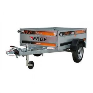 B&acirc;che pour remorque Erd&eacute; mod&egrave;le Classic 193 F - Dimensions b&acirc;che : 192cm x 122cm x 12cm - Coloris Gris