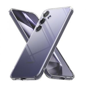 Coque pour Samsung Galaxy S24 5G - housse etui silicone gel fine + verre trempe - TRANSPARENT TPU