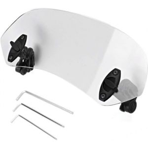 Extension Bulle Moto Extension Pare Brise Moto Universel Moto Clip Réglable Pare-Brise-Vent Accessoires de Pare-Brise