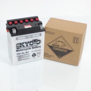 Batterie Kyoto YB14L-A2 12V 14Ah moto Honda 700 CB 1984 &agrave; 1986 YB14L-A2 Neuf