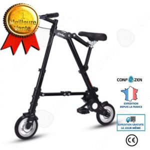Vélo pliant - CONFO® - Mini vélo 8 pouces - Alliage daluminium - Léger - Pliable