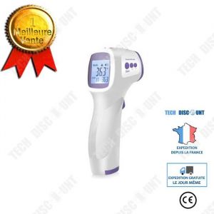 Thermometre Infrarouge Thermometre Medical Sans Contact pour Bébé / Adulte Thermometre Digital Multifonction avec Ecran LCD
