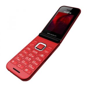 Téléphone mobile senior - AIWA - FP-24RD - Double SIM - Écran couleur - Appareil photo 03 MP