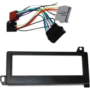 Kit Adaptateur Autoradio 1DIN noir Chrysler 300M/ Grand Cherokee/ Voyager/ Neon/ Jeep Wrangler/ Dodge Viper + ISO + FM