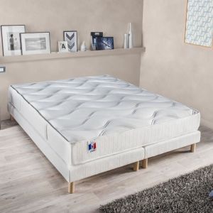 CONFORT DESIGN Gari Matelas 180 x 200 - Ep. 23 cm - Polylatex dont latex naturel - Hypoallergénique - Réversible -Fabriqué en France
