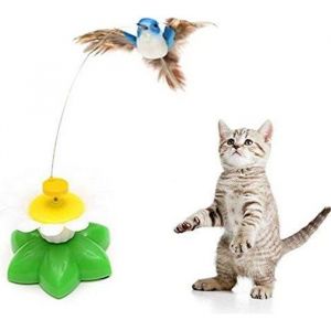 Jouet Électrique - Non spécifié - Oiseau Volant - Plastique - Couleur Aléatoire - Pour Chats