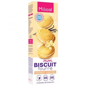 Hyperprot&eacute;in&eacute;s-Milical Mon Biscuit Fourr&eacute; (Go&ucirc;t : Vanille)