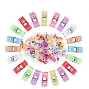 Clip dourlet - Pince à coudre 100 pièces Clip de reliure (couleur mixte) - BEMSM