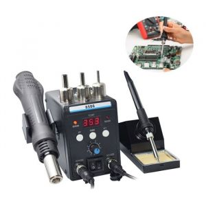 700W Station de Soudage et de Fer à Souder à Air Chaud 2 en 1 Fer a Souder Pour Le Dessoudage Station Air Chaud 200500°C