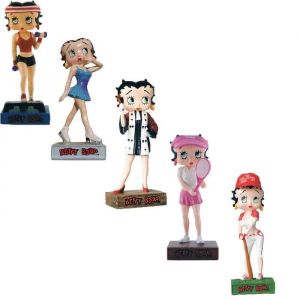 Figurine - BETTY BOOP - Betty Boop Show - Lot de 10 figurines - Intérieur - Mixte