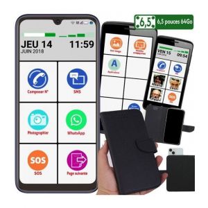 2024-09- d&eacute;sormais Le SMART INITIAL  est en 65p 64 Giga : Smartphone simple senior pour faire lessentiel