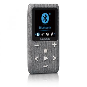 Lenco Xemio-861GY - Lecteur MP3/MP4 avec Bluetooth&reg; et carte micro SD de 8&nbsp;Go - Gris