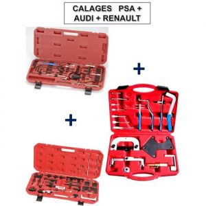 Coffrets calage Courroie Distribution moteur essence/diesel PEUGEOT CITROEN + RENAULT + VW AUDI