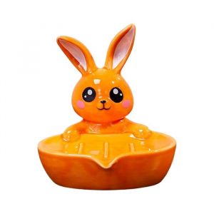 Distributeur de savon - Moe Rabbit - Orange - Céramique - Drainage domestique - Enfant