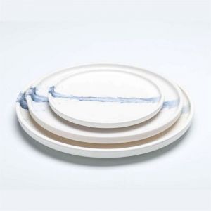Assiette Mélamine Ronde Elégante Ø 20 à 31 cm - Pujadas - Blanc - l1- L1- P1- h1- Mélaminé