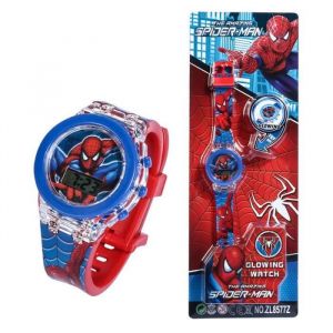 Montre - Spiderman - Digitale - Rouge - Bracelet en plastique - Mixte