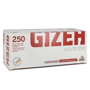 boite de 250 tubes gizeh silver tips avec filtre x 1