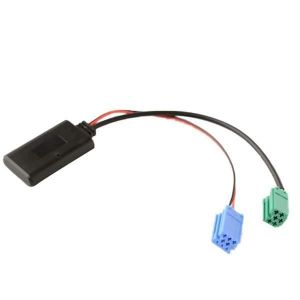 Interface Adaptateur Audio Bluetooth pour Voiture Biurlink MINI ISO 6 Broches et 8 Broches pour les Mod&egrave;Les Renault 2005-2011 H&ocirc;Te