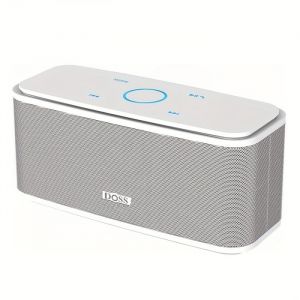 DOSS SoundBox - Enceinte Portable Bluetooth Autonomie 20H Contr&ocirc;le Tactile pour Les Voyages Ext&eacute;rieur - Blanc