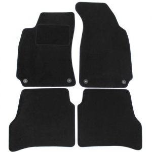 Tapis de sol - VW - Passat B5 - Velours noir - Ajustement pr&eacute;cis - Antid&eacute;rapant