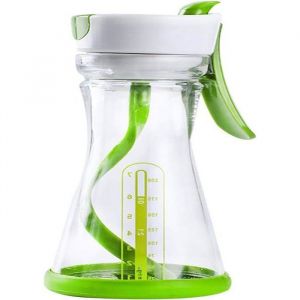 M&eacute;langeur &agrave; vinaigrette - ZEAICOS - Verre - 101 &agrave; 200 ml - Mini agitateur - Sans BPA