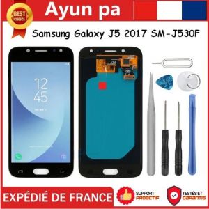 Complet Ecran vitre tactile lcd - Noir Pour Samsung Galaxy J5 2017 J530 J530F + Kit outils