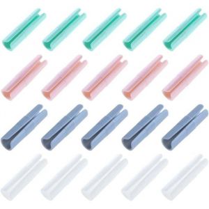 20 pi&egrave;ces enfile couette clips plastique fixe couette clips pour housse de couette couette clips pour couette (multicolor QIEDOVIEY