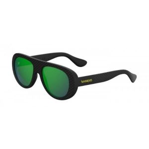 Lunettes de soleil - Havaianas - Rio/M-09N - Monture noire - Verre vert effet miroir - Protection catégorie 2