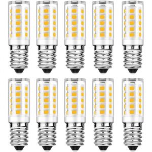 Ampoule LED E14 Blanc Froid 6000K 5W Equivaut &agrave; Ampoule Incandescente 50W 400LM Non-Dimmable Lot de 10