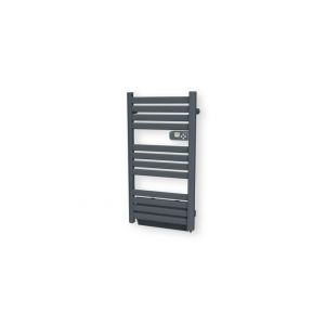 Sèche-serviette sec lames plates Anthracite - 500W + 1000W