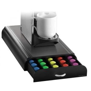 Tiroir de rangement pour 50 capsules Nespresso - Anchor - EBD22 LBQ81 - Noir