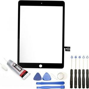 Vitre tactile compatible avec IPad 8 Noir A2828 A2829 A2830 A2270 taille 10.2 + Kit outils + Colle B7000 Offerte