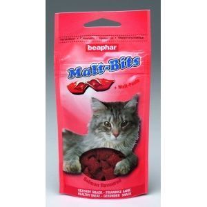 Friandises pour chat - BEAPHAR - MALT BITS - Enrichie en malt - Spécial boules de poils