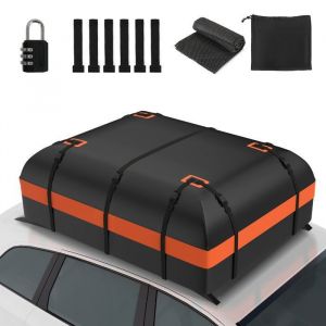 Coffre de Toit Voiture pour Voyage Étanche de 600 L - 130 x 100 x 45 cm - Sac de Toit résistant aux intempéries