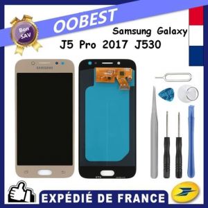 Complet Ecran vitre tactile lcd - Gold Pour Samsung Galaxy J5 2017 J530 J530F + Kit outils