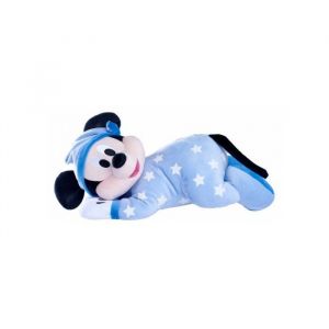 Peluche Mickey Avec Etoiles Phosphorescentes 34 Cm - Doudou Disney Enfant Brille Dans La Nuit Bleu - Cadeau Naissance - Garcon