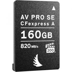 Carte m&eacute;moire CFexpress - ANGELBIRD - AV Pro SE - 160 Go - Vitesse de lecture 820 Mo/s - Noir/Argent