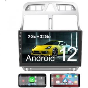AWESAFE Autoradio Android 13 2Go+32Go pour Peugeot 307 307CC 307SW (2002-2013) avec 9 Écran Tactile Android Auto Carplay GPS WiFi
