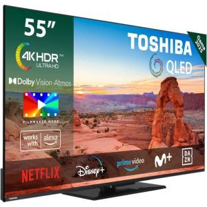 TV QLED - Toshiba - 55QV3463DG - 4K UHD - Smart TV - Noir