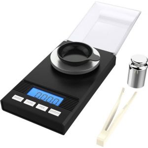Balance de Précision Homgeek 50g/0.001g Écran LCD pour Mesures Très Précises