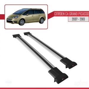 Pour Citroen C4 Grand Picasso 2007-2013 Barres de Toit Railing Porte-Bagages de voiture FLY Modèle GRIS 1698